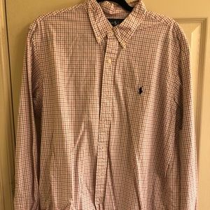 Men’s Polo Ralph Lauren Dress Shirt Size XL